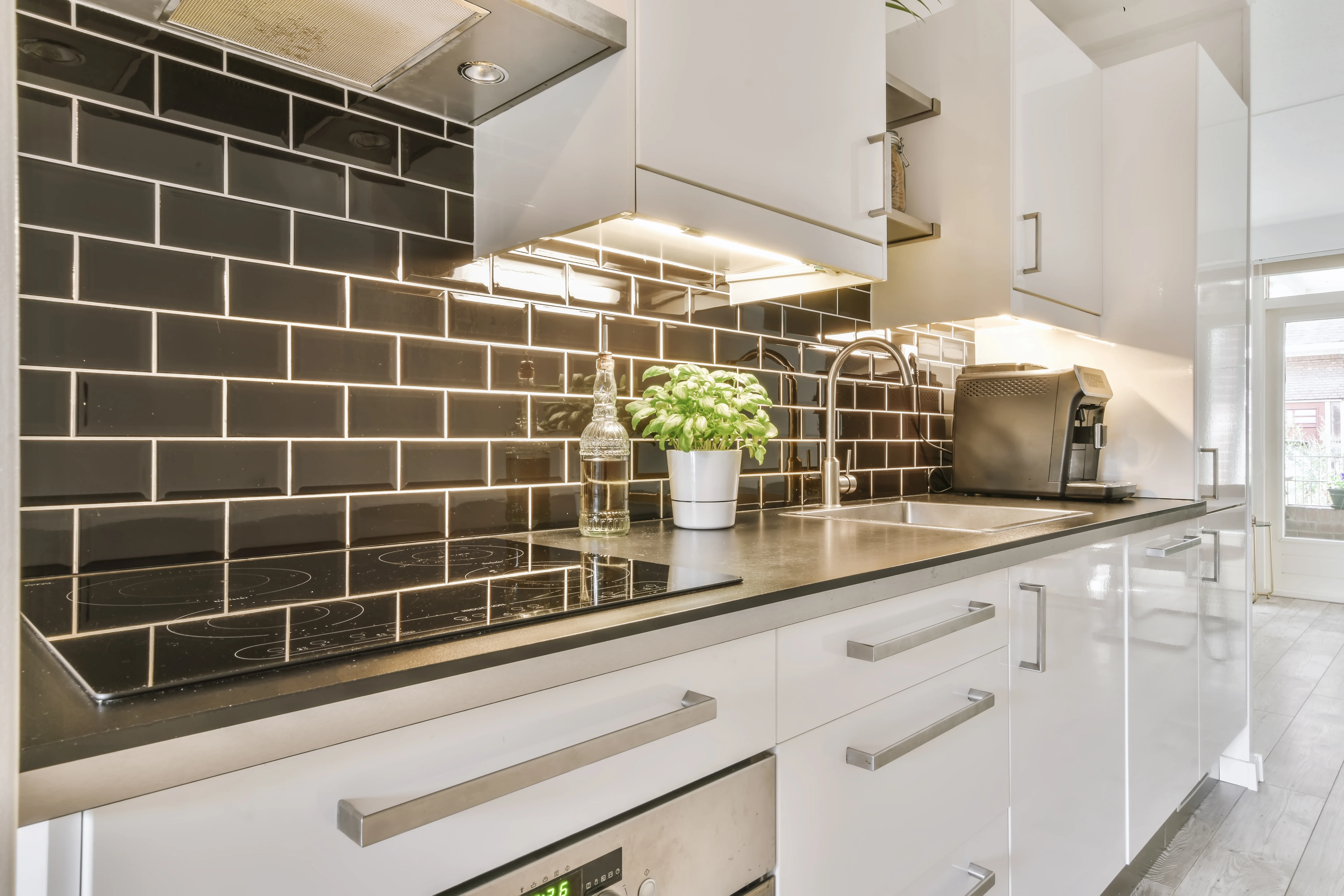 Subway Style Tile Backsplash