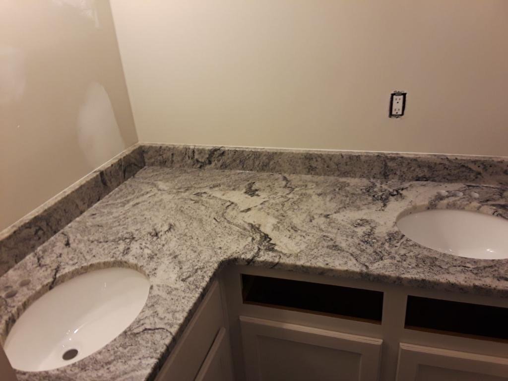 Viscon White Bathroom-Countertops