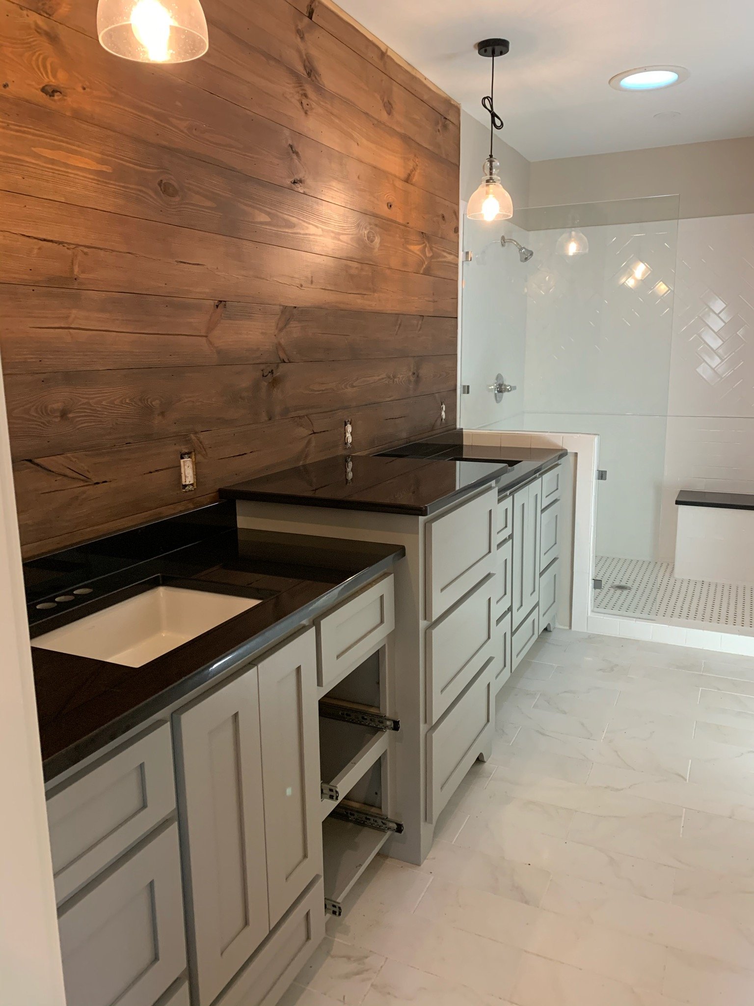 Black Absolute Bathroom-Countertops