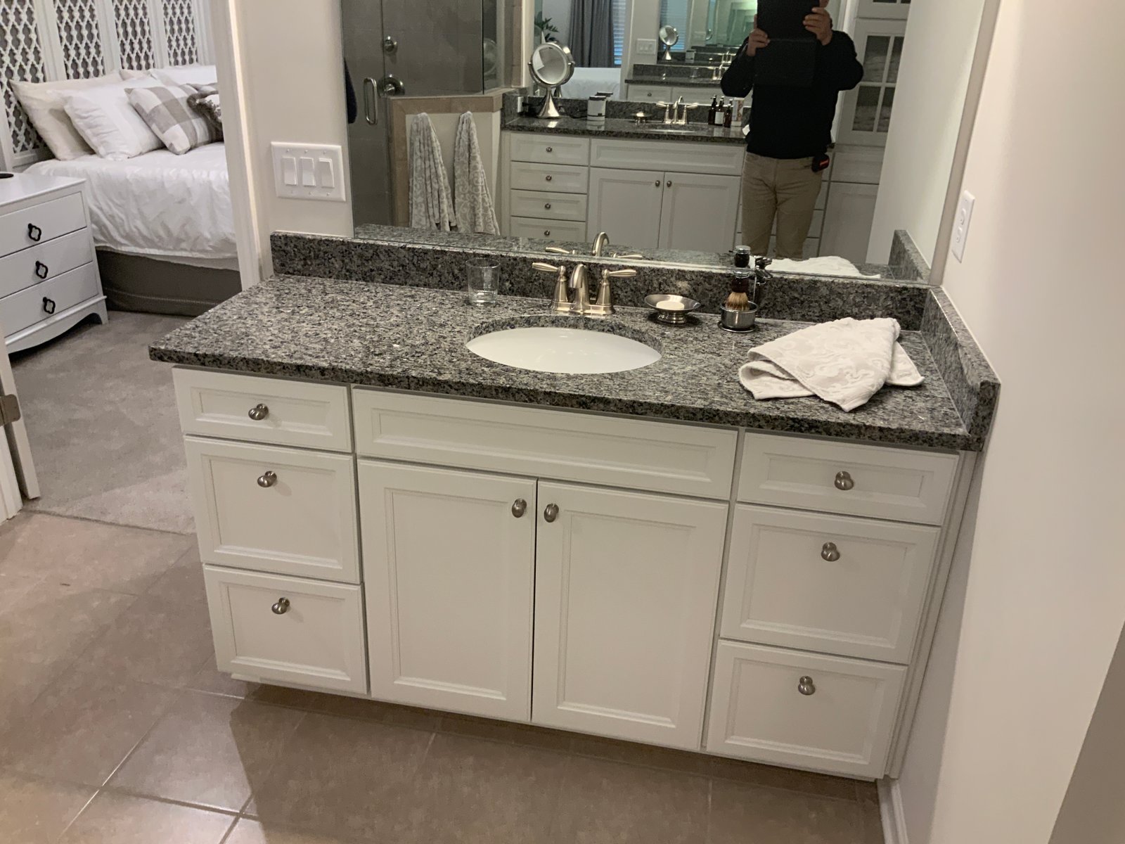 Steel Grey Bathroom-Countertops